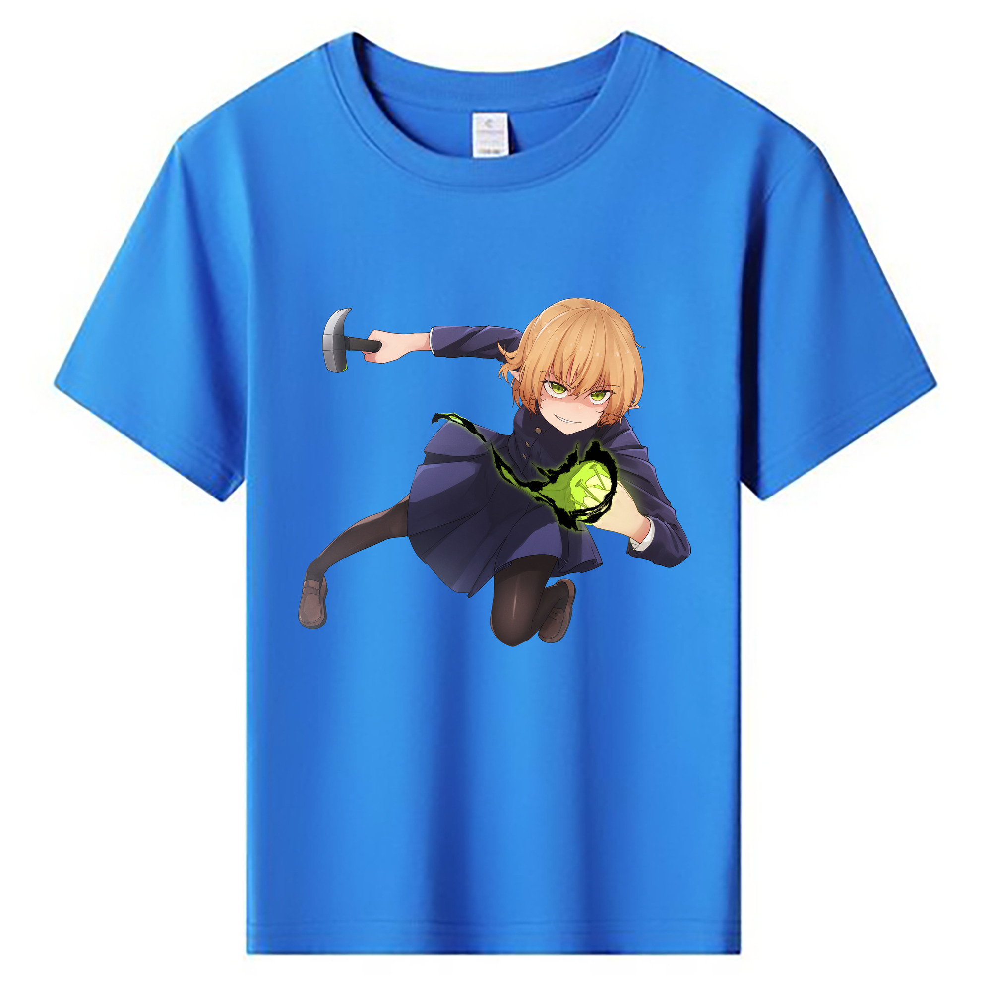 （画像用） 呪術廻戦 Jujutsu Kaisen 綿100％キッズTシャツ（フロントプリント）
